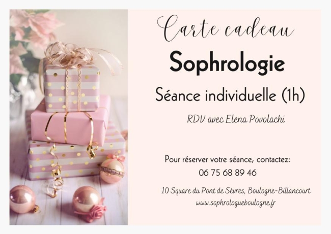 Carte cadeau - Séance individuelle de Sophrologie