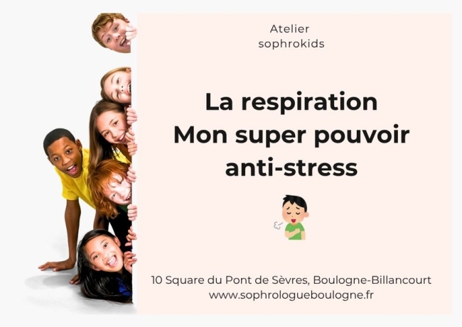 Atelier enfant - Ma respiration: mon super pouvoir anti-stress