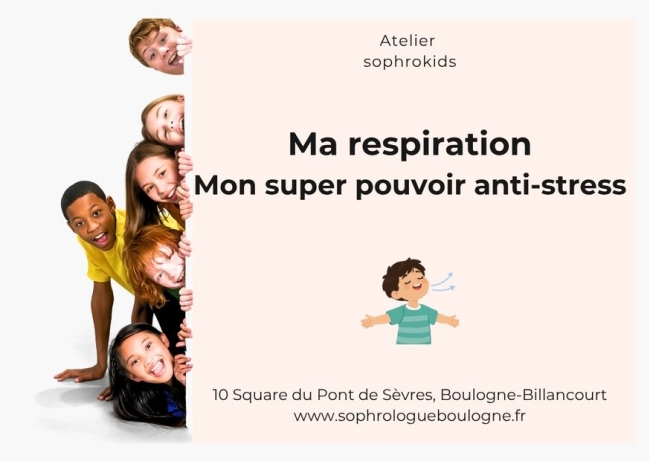 Atelier enfant - Ma respiration: mon super pouvoir anti-stress
