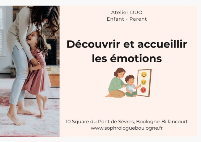 Atelier parent-enfant - Découvrir et accueillir les émotions