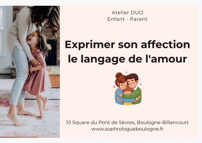 Atelier parent-enfant - Exprimer son affection : le langage de l'amour