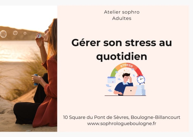 Atelier adulte - Gérer son stress au quotidien