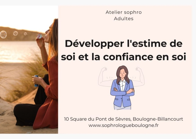 Atelier adulte - Développer l'estime de soi et la confiance en soi