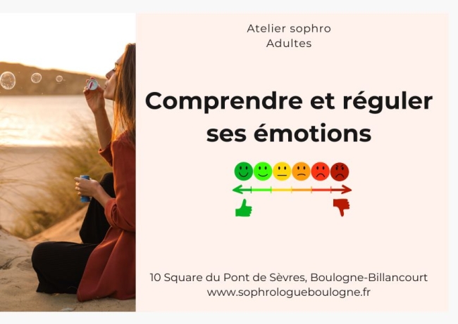 Atelier adulte - Comprendre et réguler ses émotions